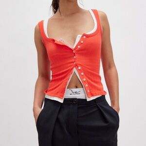 Free People End Game Pointelle Tank